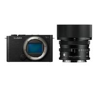 Boîtier Panasonic Lumix S9 noir de jais + objectif Sigma 45 mm f/2,8 DG contemporain à monture L - noir | ✅ Livraison gratuite à partir de 100 €