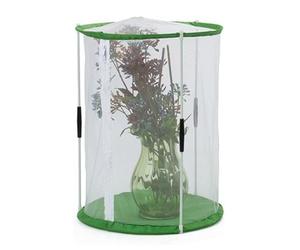 Boîtier papillon - Cage à chenilles avec fermeture éclair - 40 x 40 cm - Pliable - Protection des pour études naturelles