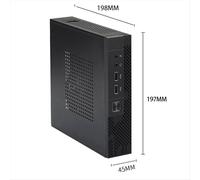 Boîtier PC 2X ITX TX02 Mini Desktop Contrôle Industriel HTPC