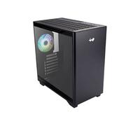 Boîtier PC A5 Moyen Tour verre trempé noir