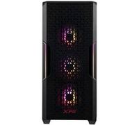 ADATA XPG STARKER AIR Mid-Tower PC Chassis, ATX/Micro ATX, Mini-ITX, Compact Size, Tempered Glass Side Panel, I/O USB 3.0 Port, Black