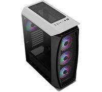 Aerocool AEROONEFROST, Boîtier PC Micro ATX, Fenêtre Latérale, 4 Ventilateurs, Blanc