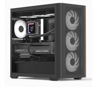 Boîtier PC AeroCool D301A Mini-Tour Noir Micro intégré, Prise casque