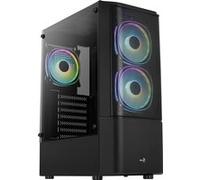 Aerocool Boîtier PC Quantum Mesh V3 – tour midi, fenêtre et LED RVB – Noir