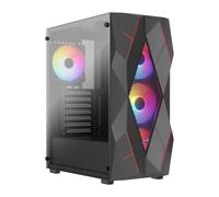 Aerocool Boîtier PC Volcan G v1 – Moyen tour ATX – Sans alimentation – Noir
