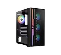 Boitier PC - - Apollo ARGB - Sans alimentation - Moyen tour - Format ATX - Noir