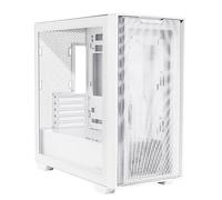 ASUS A21 Micro-ATX Case Blanc (Support for 165 mm CPU Cooler, 360 mm radiators, 380 mm Graphics Card, ATX PSU, Black and White Color Options, 33 mm Cable Management Space)