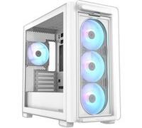 ASUS A23 PLUS - microATX - panneau latéral fenêtré (verre trempé) - pas d'alimentation - blanc - USB/Audio Blanc