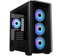 ASUS Boîtier A23 Plus TG ARGB microATX – Ventilateurs ARGB, Panneau maille, GPU 380 mm, 360 mm, Noir