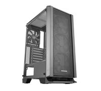 Mars Gaming MC-Master, Boîtier PC ATX, Metal-Mesh Front Panel, Verre Trempé, 4 Ventilateurs Ultra-Silencieux 120mm, Noir
