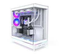 Boîtier PC ATX - MONTECH - HS02 Pro - Verre trempé incurvé - Design réversible - Ventilation verticale