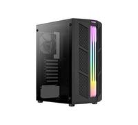 Aerocool PRIME, Boîtier PC ATX, Front Triple ARGB, Verre Trempé, Ventilateur 12cm