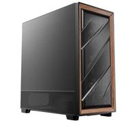 Boîtier PC avec plateforme F-LUX - Antec - 5 ventilateurs PWM inclus - Accents en bois - Verre trempé