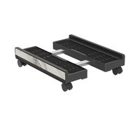 Boîtier PC Avec Roues - PP, Chariot Tour D'ordinateur, Support De Roulant Réglable, Frein Et Portable | Support CPU Peu Encombrant Pour Imprimante, Moniteur, Stockage, Lieu Travail, Bureau À Domicile