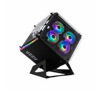 Boîtier PC - AZZA - Cube 802 - Full-Tower - Noir - ATX, Micro ATX, Mini-ITX