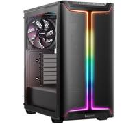 be quiet! Pure Base 501 Noir | Boîtier PC vitré, Mini ATX / Micro ATX / ATX, 3 ventilateurs Pure Wings 3 140 mm PWM, bande ARGB