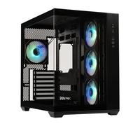 Boîtier PC BitFenix AL118 Cube ATX 4x A-RGB Type-C USB 3.0 2x verre trempé Noir