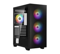Boîtier PC BITFENIX Flow Moyen tour ATX, verre trempé, 4x12cm A-RGB, façade mesh Noir