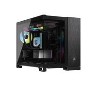 Corsair Boîtier Mini Tour Micro ATX 2500X avec panneaux vitrés (Noir/Gris)