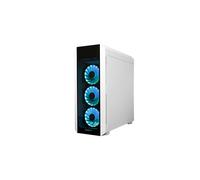 Chieftec Boîtier Moyen Tour ATX Scorpion 3 RGB – Panneau latéral en verre trempé (Blanc)