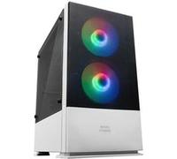 Mars Gaming – Boîtier PC Gaming MCZW Micro-ATX/Mini-ITX, 2x FRGB, Mesh, Double chambre, Blanc