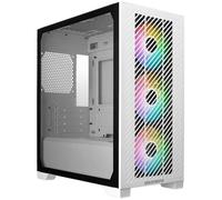 Cooler Master - Boîtier PC Elite 301 - Mini-Tour Micro-ATX/ITX, 3x ARGB 120mm, USB-C - Blanc