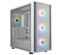 Boitier Moyen Tour ATX Cooler Master MasterBox 600 RGB avec panneau vitré (Blanc)