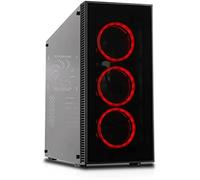 Boîtier PC - COOLTEK - Tour midi RVB Noir - Verre trempé - 3 ventilateurs 120 mm - Compatible ATX/M-ATX/ITX