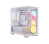 Boîtier PC CORSAIR 2800X Micro-ATX Moyen Tour Blanc RGB Double chambre