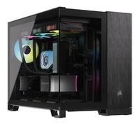 Corsair Boîtier Mini Tour Micro ATX 2500X avec panneaux vitrés (Noir/Gris)