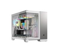 Boîtier PC Corsair CC-9011289-WW Midi Tower ATX Gris/Blanc, Acier/Verre Trempé, 2x3.5", 2x2.5", USB 3.2 Gen1/Gen2 Type-A/Type-C, Vent. 120/140mm, Radiateurs 360mm