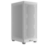Corsair Boîtier PC 2000D AIRFLOW Mini-ITX, panneaux en acier maillé, trois emplacements GPU, blanc
