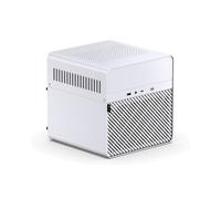 Boîtier PC Cube Jonsbo N2 Blanc (N2-WHITE) - Mini ITX, 5x 3.5", 1x 2.5", USB 3.2 Gen 1/Gen 2 Type-A/Type-C, Ventilation 120mm (arrière)