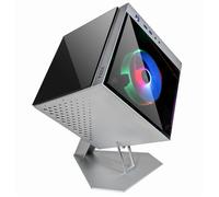AZZA Cube Mini 805G Silver GAMING mit Sichtfenster - Cube-Gehäuse - ATX ( CSAZ-805 )