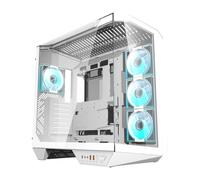 Boîtier PC Darkflash DY470 (blanc) + 4 ventilateurs