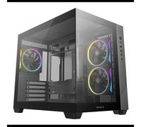 Boîtier PC DeepCool CG330 3F Tower ATX Noir avec 3 ventilateurs 120mm préinstallés support HDD/SSD 2.5"/3.5"