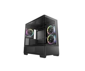 Boîtier PC DEEPCOOL CG380U 3F Tower Noir verre trempé micro ATX RGB 2x120 mm latéraux 1x120 mm arrière
