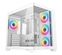 Boîtier PC DEEPCOOL CG530 4F WH Mid-Tower 4 ventilateurs ARGB verre trempé Blanc