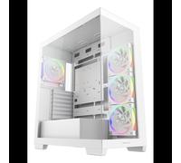 Boîtier PC DeepCool CG580 4F V2 Blanc - Midi Tower ATX/microATX/ITX - 3x 120mm latéraux, 1x 120mm arrière - USB 3.2 Gen 1/Gen 2 Type-A/Type-C - Acier SGCC/ABS/Verre Trempé
