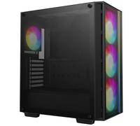 Boîtier PC - DEEPCOOL - MATREXX 55 V4 Mesh C - Moyen tour - ATX - Verre trempé - Façade Mesh - ARGB - Noir