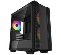 Boitier PC - DEEPCOOL - R-CC360-BKAPM3-G-1 - CC360 ARGB - Mini tour - Format Micro-ATX - 3 ventilateurs ARGB - Noir