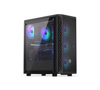 Boîtier PC ENDORFY Signum 300 ARGB Tower Noir - ATX/micro ATX/Mini-ITX, 4 ventilateurs 120mm, Radiateurs supportés 120/240/360mm, USB 2.0, Filtre anti-poussière