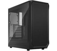 Boîtier PC Fractal Design Focus 2 moyen tour noir avec panneau latéral verre trempé Noir H