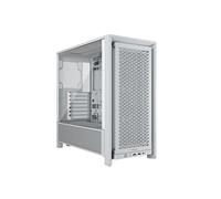 Boîtier PC FRAME 4000D RS moyen tour blanc avec panneau latéral verre trempé