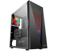 Boîtier PC Gamer - ABYSM - Danube - Noir - Panneau en Verre Trempé - USB 3.0 et 2.0
