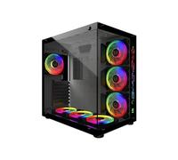 Boîtier PC Gamer ATX MRED Crystal Sea Blanc RGB Verre trempé
