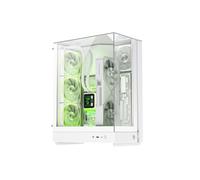 T20 WH Boîtier PC Gamer Blanc Micro-ATX Verre Trempé 270 Aquarium 90 Carte Mère GPU Vertical 2x120mm Argb Radiateur 360mm SFX