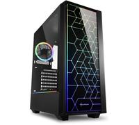 Boîtier PC Gamer - Sharkoon - LIT 100 - Midi ATX - Éclairage RGB - Ventilateur arrière