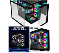 BOITIER PC GAMER SPARK DARK ARGB EDITION RGB ATX, mATX et ITX avec 9 ventilateurs inclus SPIRIT OF GAMER TOUR D¿ORDINATEUR GAMER