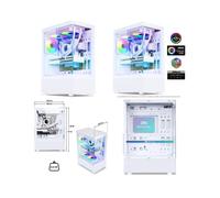 Boîtier PC Gamer - Spirit of Gamer - SPECTRA ARTIC ARGB - RGB - 3 Ventilateurs - Blanc